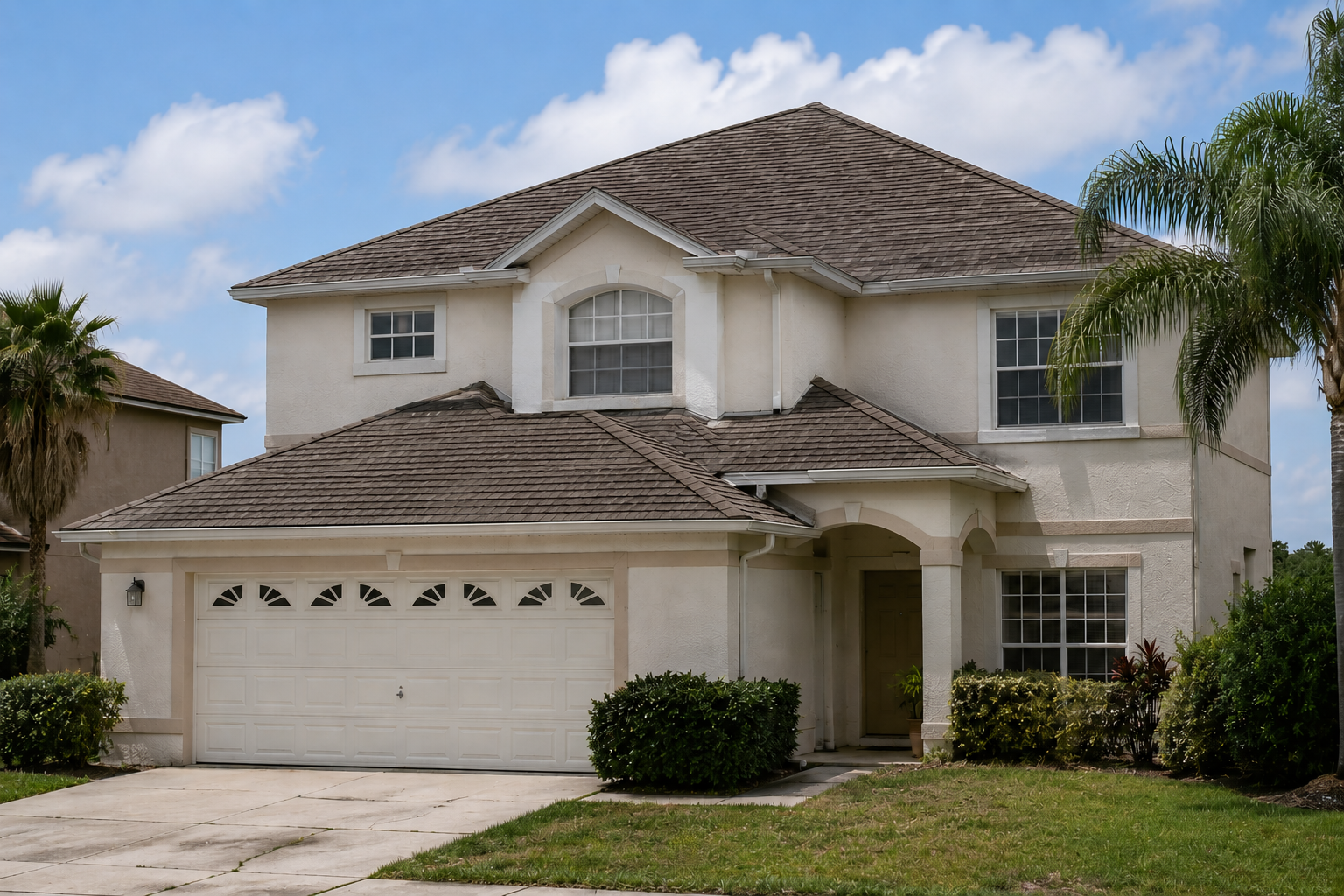 Worn roof before replacement — Tampa, FL
